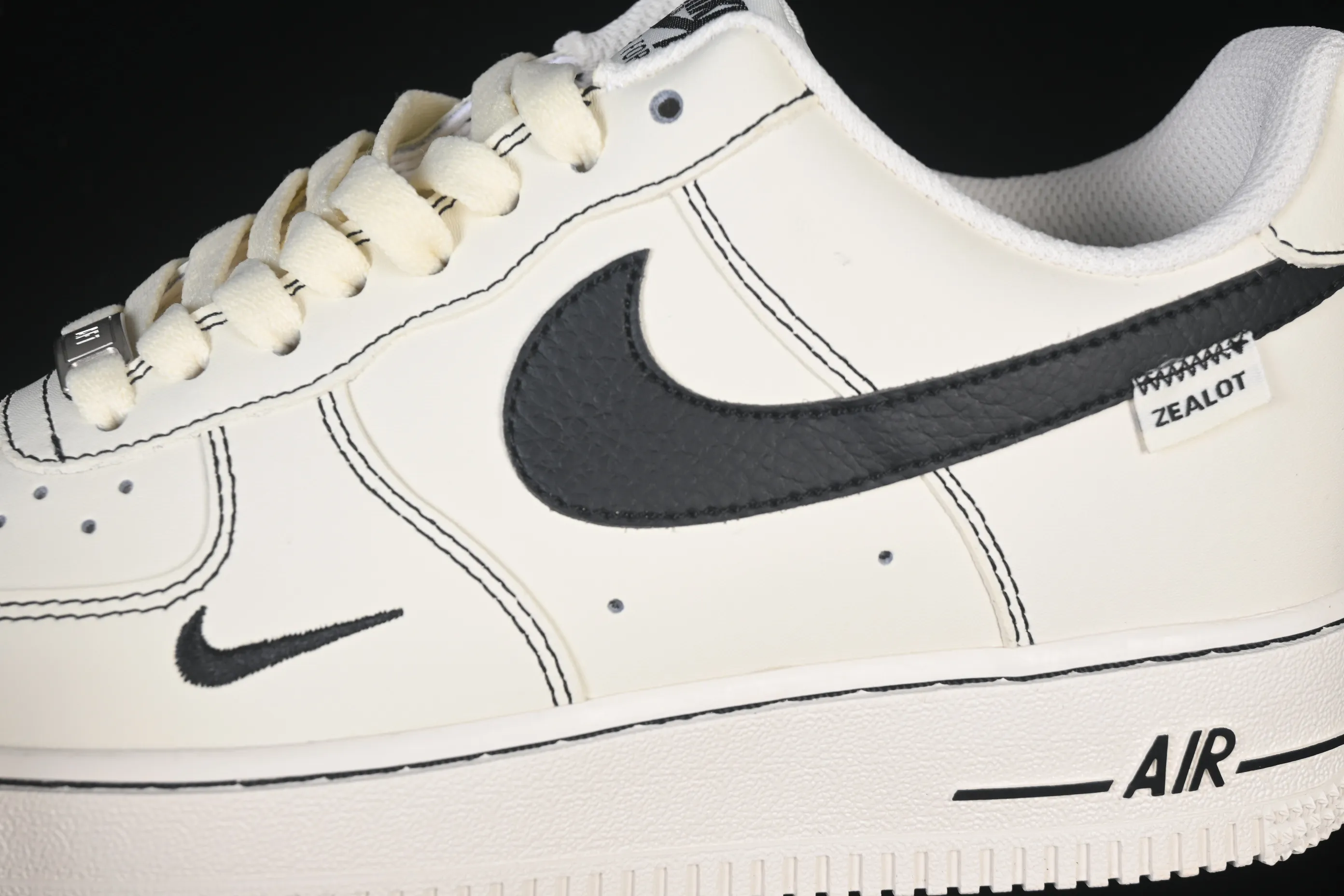 All categories Nk Air Force 1 Air Force series Nk Air Force 1 Low Air Force low-top Nike Air Force 1'07 Low distressed black hook Air Force 1 low-top casual sneakers ZH0316-093